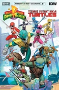 Cover: Mighty Morphin Power Rangers/Teenage Mutant Ninja Turtles #1 - Boom Entertainment
