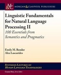 Cover: Linguistic Fundamentals for Natural Language Processing II - Morgan & Claypool Publishers