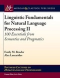 Cover: Linguistic Fundamentals for Natural Language Processing II - Morgan & Claypool Publishers