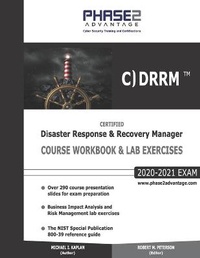 Enlarge image Cover: Certified Disaster Response and Recovery Manager - Phase2 Advantage