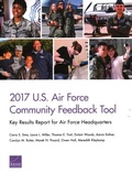 Cover: 2017 U.S. Air Force Community Feedback Tool - RAND