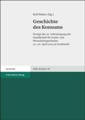 Cover: Geschichte des Konsums - Franz Steiner Verlag