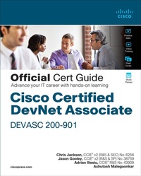 Abbildung von: Cisco Certified DevNet Associate DEVASC 200-901 Official Cert Guide - Cisco Press