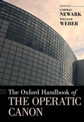 Cover: The Oxford Handbook of the Operatic Canon - Oxford University Press Inc