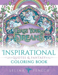 Enlarge image Cover: Inspirational Quotes and Fantasy Coloring Book - Fairies & Fantasy Pty