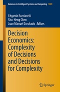 Cover: Decision Economics: Complexity of Decisions and Decisions for Complexity - Springer