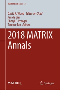 Abbildung von: 2018 MATRIX Annals - Springer