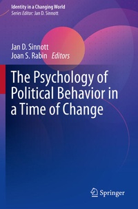 Enlarge image Cover: The Psychology of Political Behavior in a Time of Change - Springer