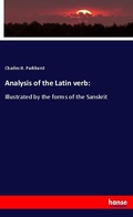 Cover: Analysis of the Latin verb: - Hansebooks