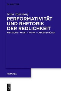 Abbildung von: Performativität und Rhetorik der Redlichkeit - De Gruyter