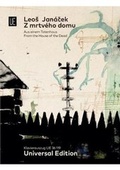 Cover: From the house of the dead opera in 3 acts - Universal Edition