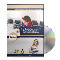 Abbildung von: Erzieher /-in Prüfungstrainer mit über 500 Prüfungsfragen (IHK) Windows - TPM-Media Verlags & Bildungsgesellschaft (Zweigniederlassung Deutschland)