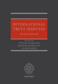 Abbildung von: International Trust Disputes - Oxford University Press