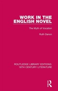 Cover: Work in the English Novel - Routledge