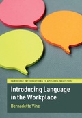 Cover: Introducing Language in the Workplace - Cambridge University Press