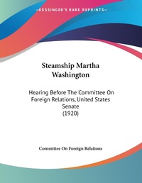 Abbildung von: Steamship Martha Washington - Kessinger Publishing