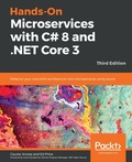 Cover: Hands-On Microservices with C# 8 and .NET Core 3 - Packt Publishing
