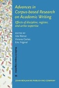 Cover: Advances in Corpus-based Research on Academic Writing - John Benjamins Publishing Co