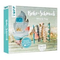 Abbildung von: Boho-Schmuckset Wild & Free (Türkis/Lachs) - Frech