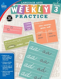 Enlarge image Cover: Language Arts, Grade 3 - Carson Dellosa Education