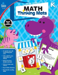Enlarge image Cover: Math Thinking Mats, Grade K - Carson Dellosa Education