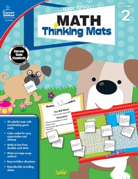 Enlarge image Cover: Math Thinking Mats, Grade 2 - Carson Dellosa Education