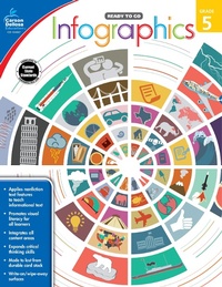 Enlarge image Cover: Infographics, Grade 5 - Carson Dellosa Education