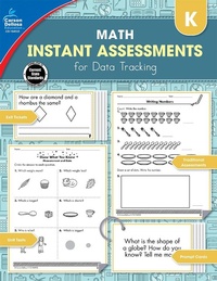 Enlarge image Cover: Instant Assessments for Data Tracking, Grade K - Carson Dellosa Publishing Company
