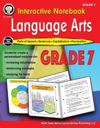 Enlarge image Cover: Interactive Notebook: Language Arts Workbook, Grade 7 - Mark Twain Media