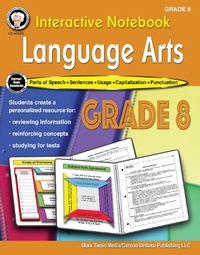 Enlarge image Cover: Interactive Notebook: Language Arts Workbook, Grade 8 - Mark Twain Media