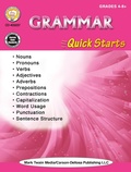 Cover: Grammar Quick Starts Workbook - Mark Twain Media