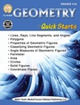 Cover: Geometry Quick Starts Workbook - Mark Twain Media