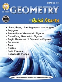 Enlarge image Cover: Geometry Quick Starts Workbook - Mark Twain Media