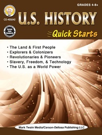 Enlarge image Cover: U.S. History Quick Starts Workbook - Mark Twain Media