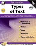 Cover: Common Core: Types of Text - Mark Twain Media