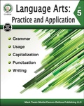 Cover: Language Arts: Practice and Application, Grade 5 - Mark Twain Media