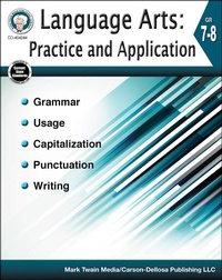 Enlarge image Cover: Language Arts: Practice and Application, Grades 7 - 8 - Mark Twain Media