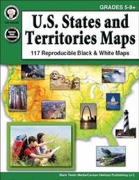 Abbildung von: U.S. States and Territories Maps, Grades 5 - 8 - Mark Twain Media