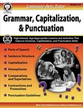 Cover: Language Arts Tutor: Grammar, Capitalization, and Punctuation, Grades 4 - 8 - Mark Twain Media
