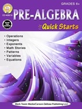 Cover: Pre-Algebra Quick Starts, Grades 6 - 12 - Mark Twain Media