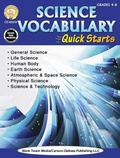 Cover: Science Vocabulary Quick Starts, Grades 4 - 9 - Mark Twain Media