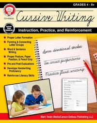Enlarge image Cover: Cursive Writing: Instruction, Practice, and Reinforcement, Grades 4 - 9 - Mark Twain Media