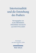 Cover: Intertextualit&auml;t und die Entstehung des Psalters - Mohr Siebeck