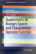 Cover: Quaternionic de Branges Spaces and Characteristic Operator Function - Springer