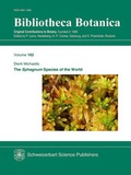Cover: The Sphagnum Species of the World - Schweizerbart'sche, E.