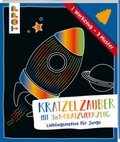 Cover: Kratzelzauber mit Kratzwerkzeug Jungs - frechverlag GmbH