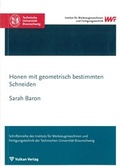 Cover: Honen mit geometrisch bestimmten Schneiden - Vulkan-Verlag