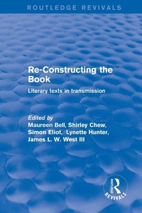 Enlarge image Cover: Re-Constructing the Book - Routledge