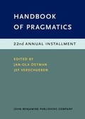 Cover: Handbook of Pragmatics - John Benjamins Publishing Co