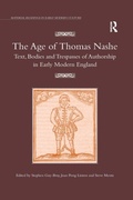 Cover: The Age of Thomas Nashe - Routledge